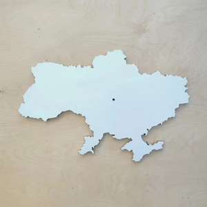 Artboard Karte der Ukraine 60 cm, 80 cm und 100 cm aus MDF für Epoxidharz